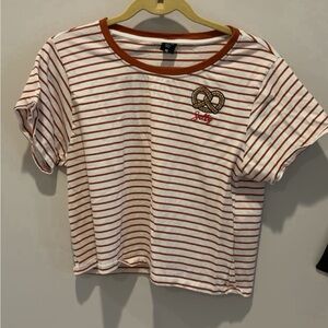 Striped T-Shirt with Pretz